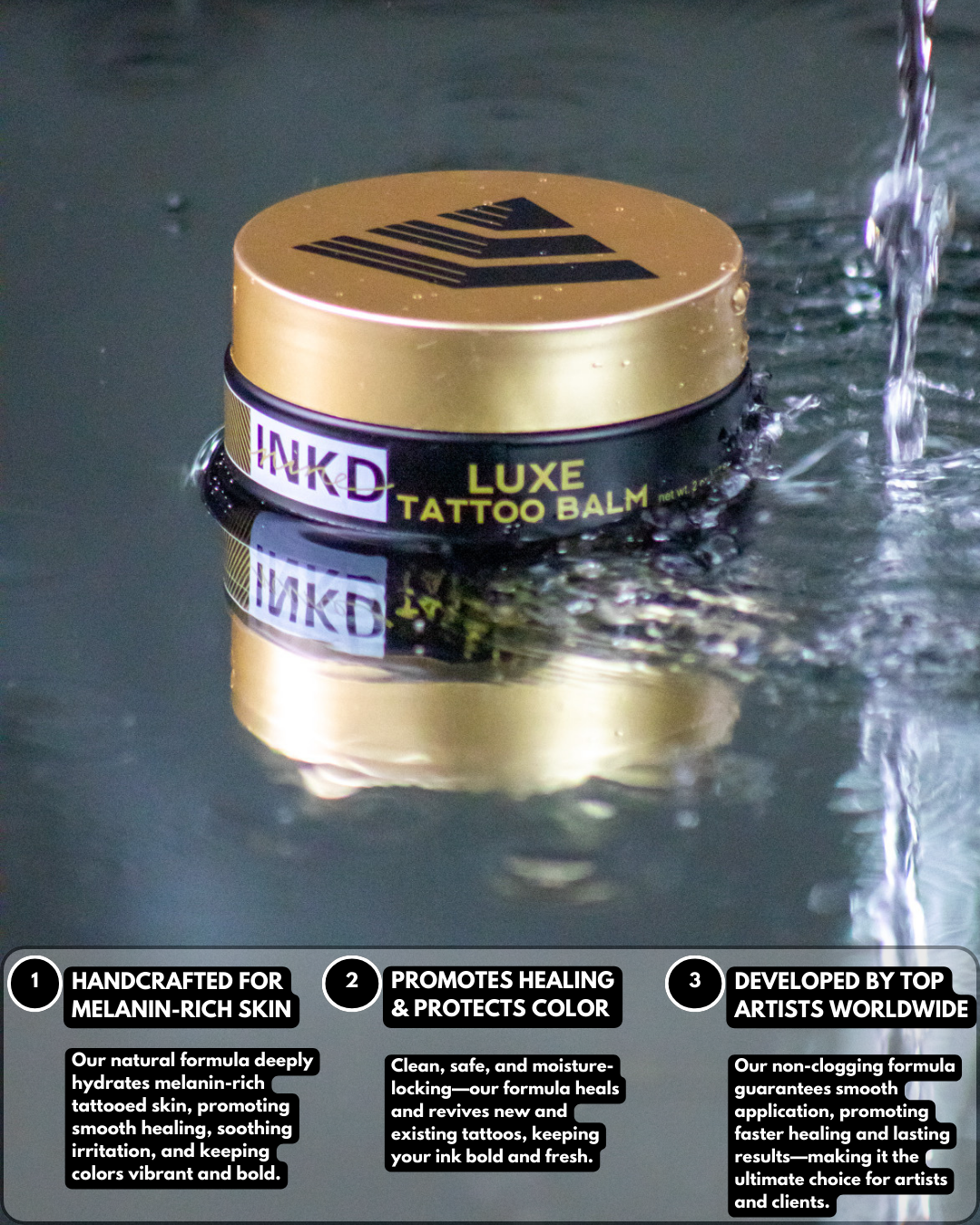 LUXE TATTOO BALM - 2 OZ